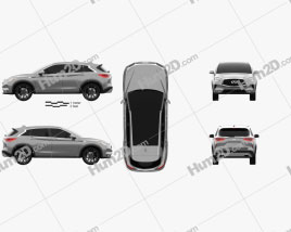 Infiniti QX50 2019 car clipart