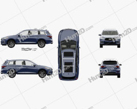 Infiniti QX60 com interior HQ 2016 car clipart
