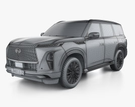 Infiniti QX80 Autograph US-spec 2024 car clipart