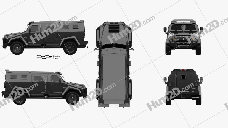 Inkas Sentry Civilian 2019 Blueprint