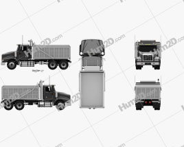 International Paystar Muldenkipper 2002 clipart