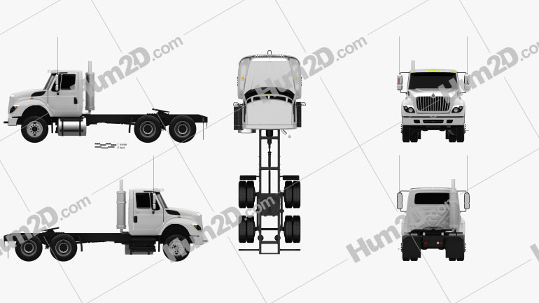 International Workstar Chassis Truck 2008 PNG Clipart