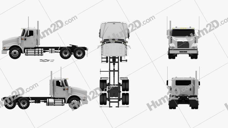 International PayStar Tractor Truck 2002 PNG Clipart