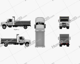 International TerraStar Muldenkipper 2010 clipart