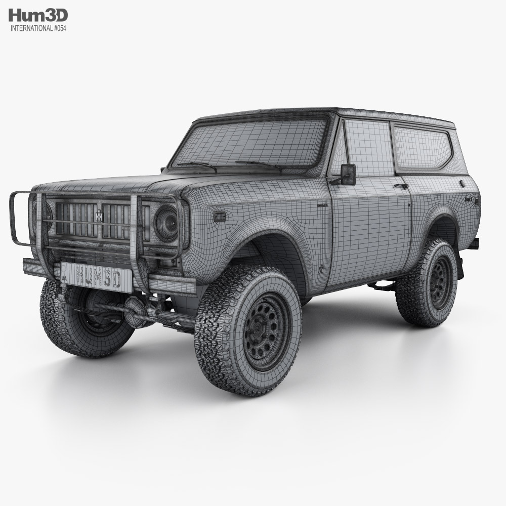 International Scout II 1979 3D model