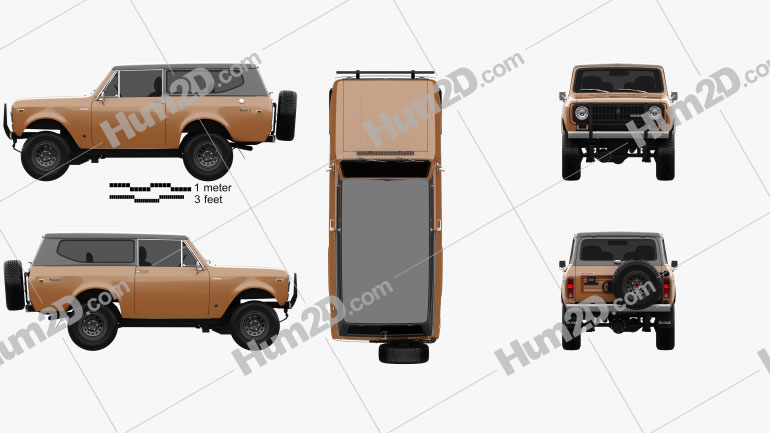 International Scout II 1976 PNG Clipart