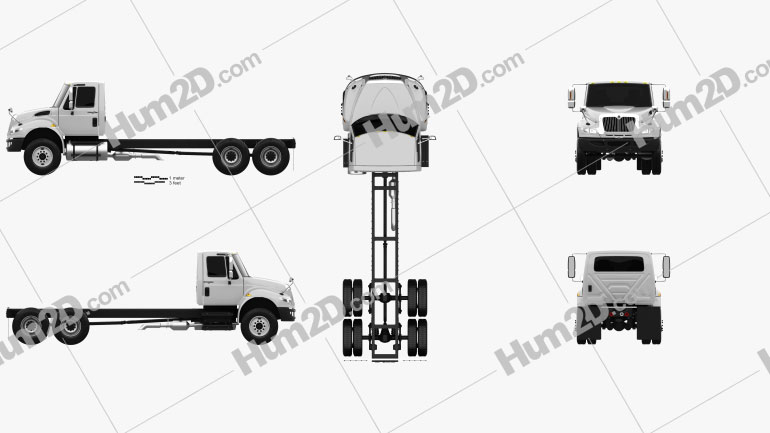 International Durastar 4400 SBA Fahrgestell LKW 2011