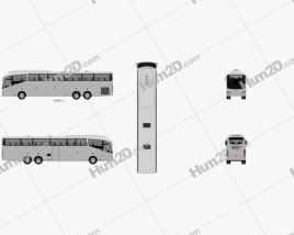 Irizar i6 Bus 2010 clipart