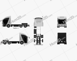 Irizar IE Truck Camiões Chassi 2019 clipart