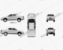 Isuzu D-Max Cabina dupla 2012 car clipart