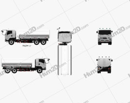 Isuzu FVM Tanker Truck 2017