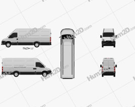 Iveco Daily Kastenwagen H2 2011 clipart