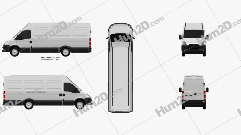 Iveco Daily Kastenwagen H2 2011 PNG Clipart