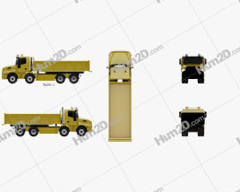 Iveco Strator Caminhão Basculante 2014 clipart