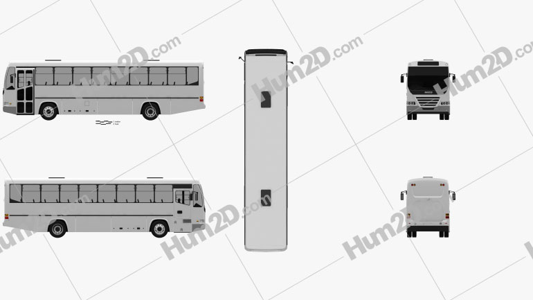 Iveco Afriway Bus 2016 PNG Clipart