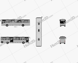 Iveco Crossway Pro Bus 2013 clipart