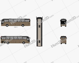 Iveco Magelys Pro Bus 2013 clipart