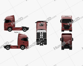 Iveco S-Way Tractor Truck 2019 clipart