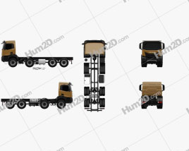 Iveco X-Way Chassis Truck 2020 clipart