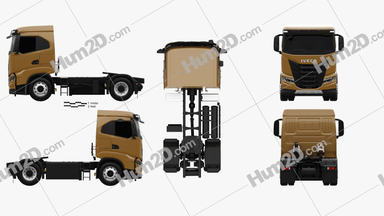 Iveco X-Way Tractor Truck 2020 PNG Clipart