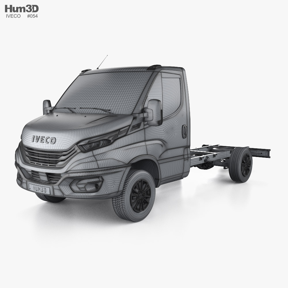 Iveco Daily Single Cab Chassis 2024 clipart