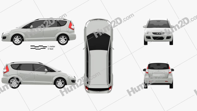 JAC Heyue RS 2009 clipart