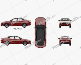 JAC A5 with HQ interior 2019 car clipart