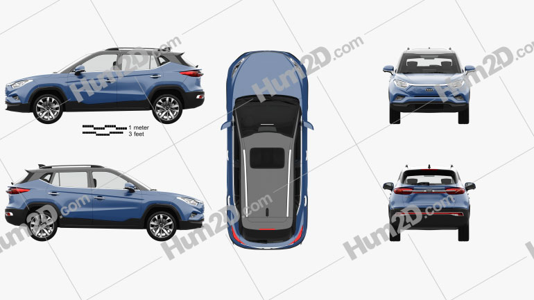 JAC iEVS4 with HQ interior 2019 PNG Clipart