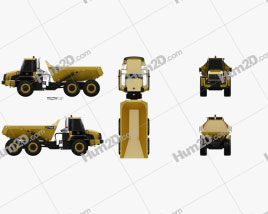 JCB 722 Muldenkipper 2012 clipart