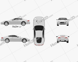 Jaguar XKR (X150) 2012 car clipart