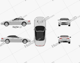 Jaguar XK convertible 2011 car clipart