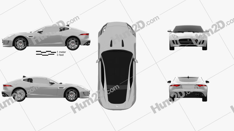 Jaguar F-Type R coupe 2014 PNG Clipart