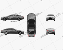 Jaguar XJR575 (X351) 2017 car clipart