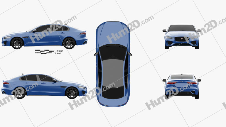 Jaguar XE Reims Edition 2020 Blueprint
