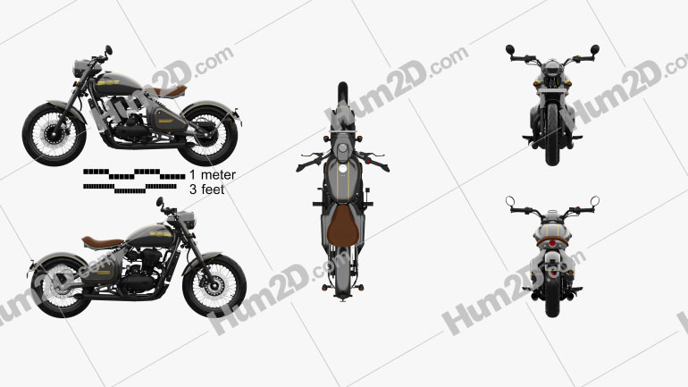 Jawa Perak 2020 Motorcycle clipart