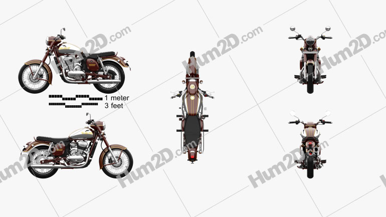 Jawa 300 CL 2021 Motorcycle clipart