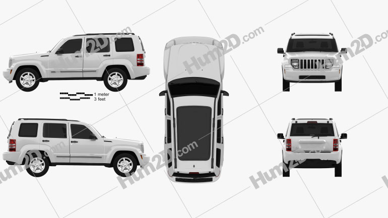 Jeep Liberty (Cherokee) 2008 PNG Clipart