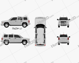 Jeep Patriot 2011 car clipart