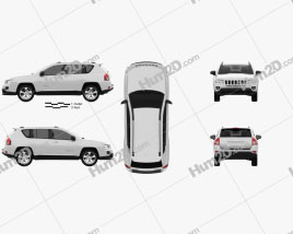 Jeep Compass 2012 car clipart