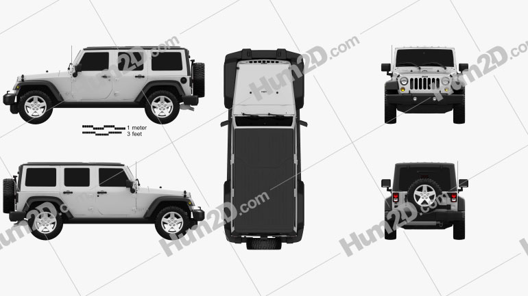 Jeep Wrangler Unlimited 2013 Blueprint