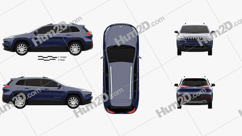 Jeep Cherokee Limited 2014 PNG Clipart