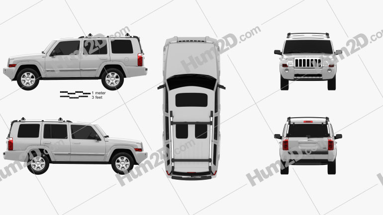 Jeep Commander (XK) Limited 2006 PNG Clipart