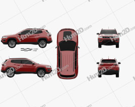 Jeep Compass Trailhawk (Latam) 2016 car clipart