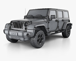 Jeep Wrangler Unlimited Sahara 2017 car clipart