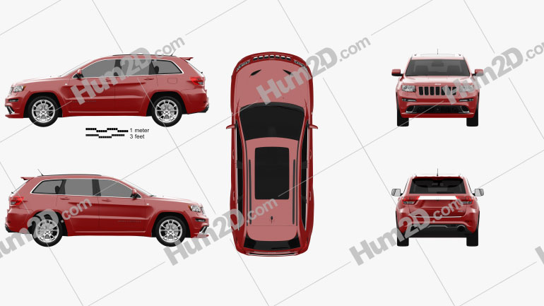 Jeep Grand Cherokee SRT8 2013 PNG Clipart