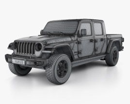 Jeep Gladiator (JT) Rubicon 2023 car clipart