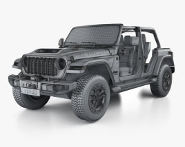 Jeep Wrangler Unlimited Rubicon 392 2024 car clipart