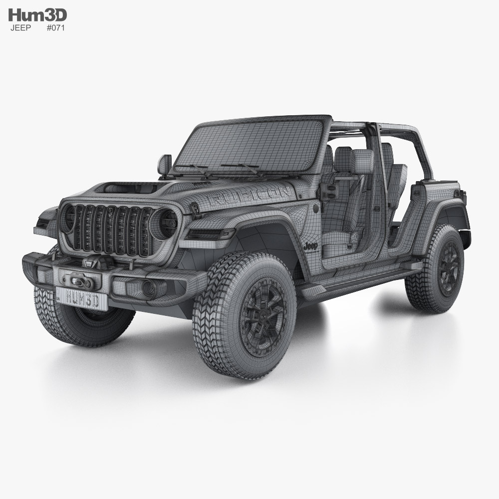 Jeep Wrangler Unlimited Rubicon 392 2024 car clipart