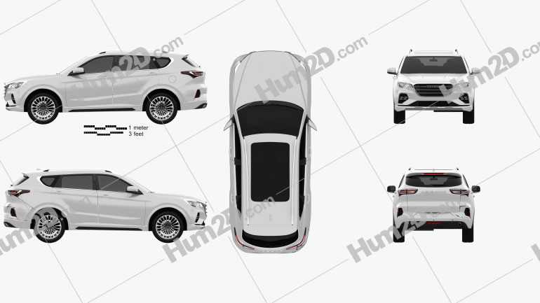 Jetour X70 2020 car clipart