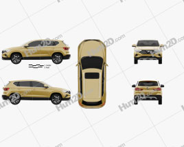 Jetta VS5 2019 car clipart